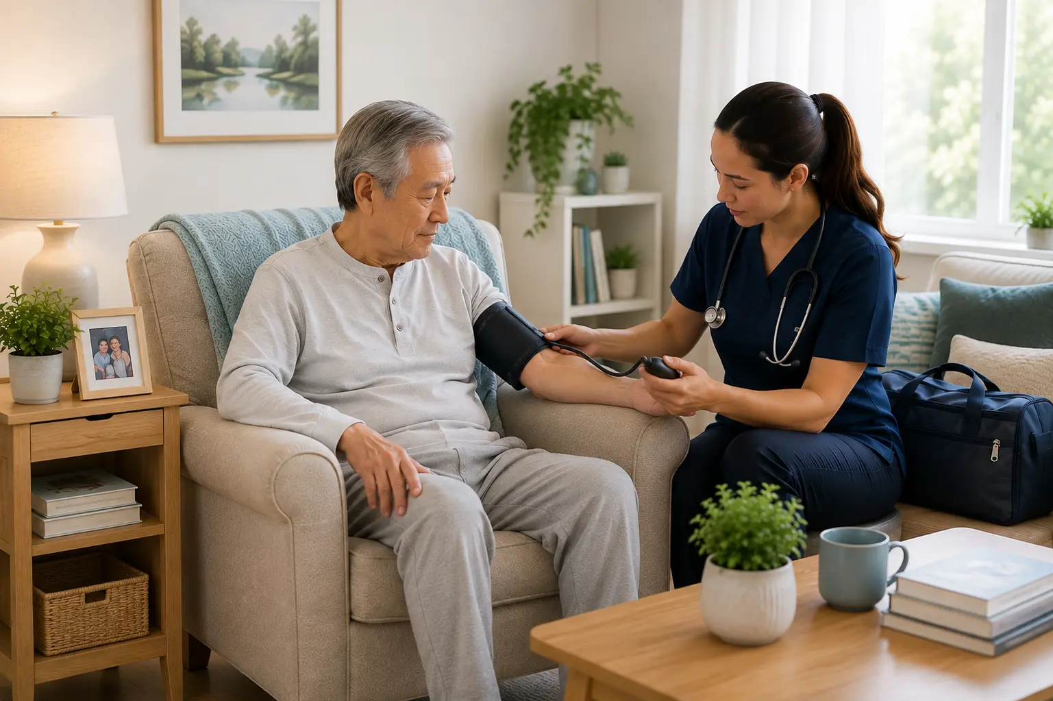 Home care support after a hospital stay